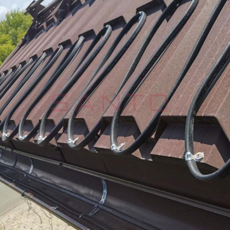 UFM roof eaves and downpipe antifreeze system
